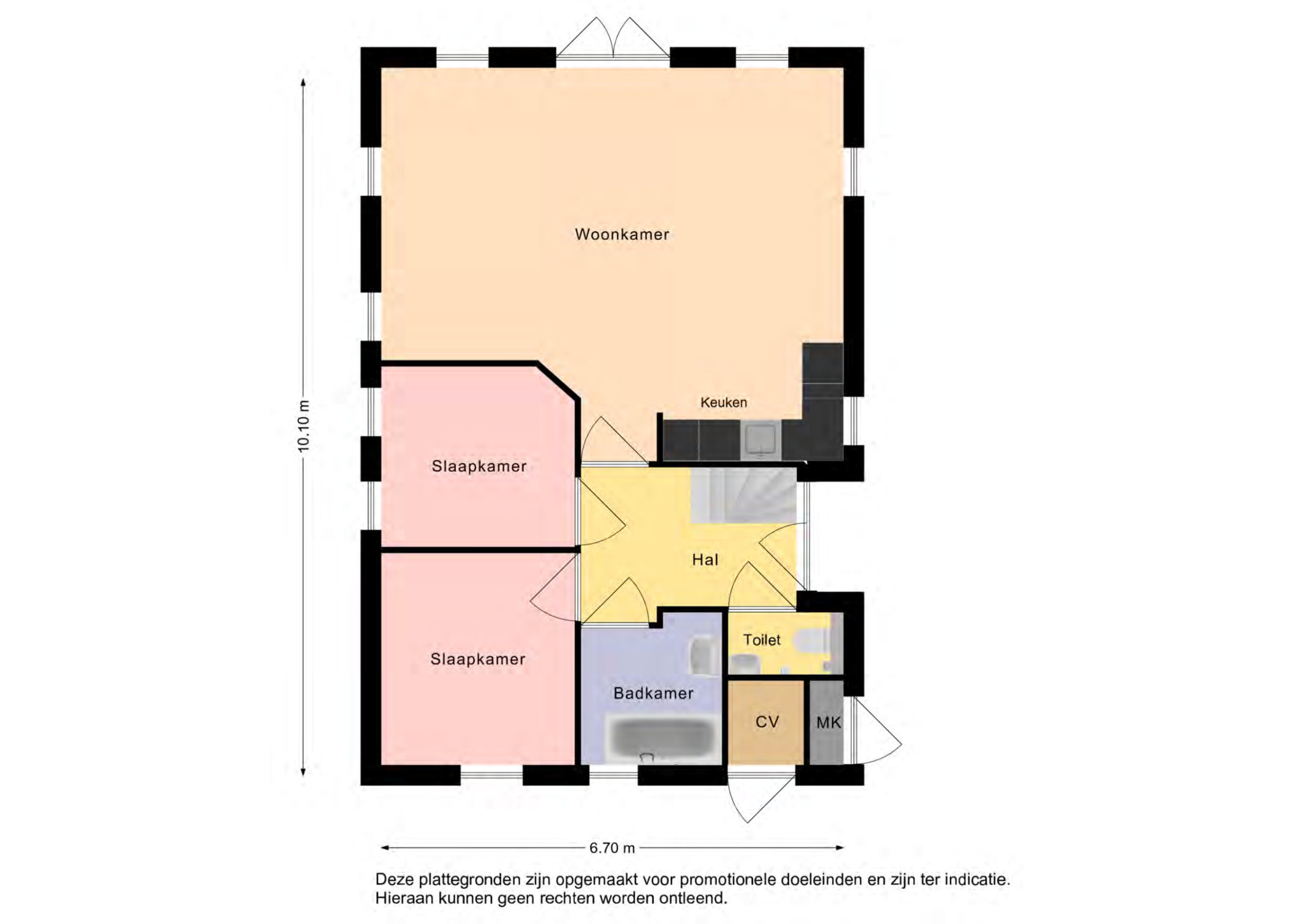 Plattegrond Boerenhoeve 8-persoons Comfort