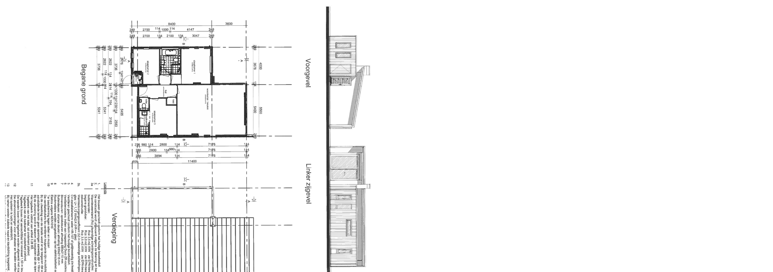 Plattegrond Recreatievilla 6-persoons Comfort / Kindvriendelijk
