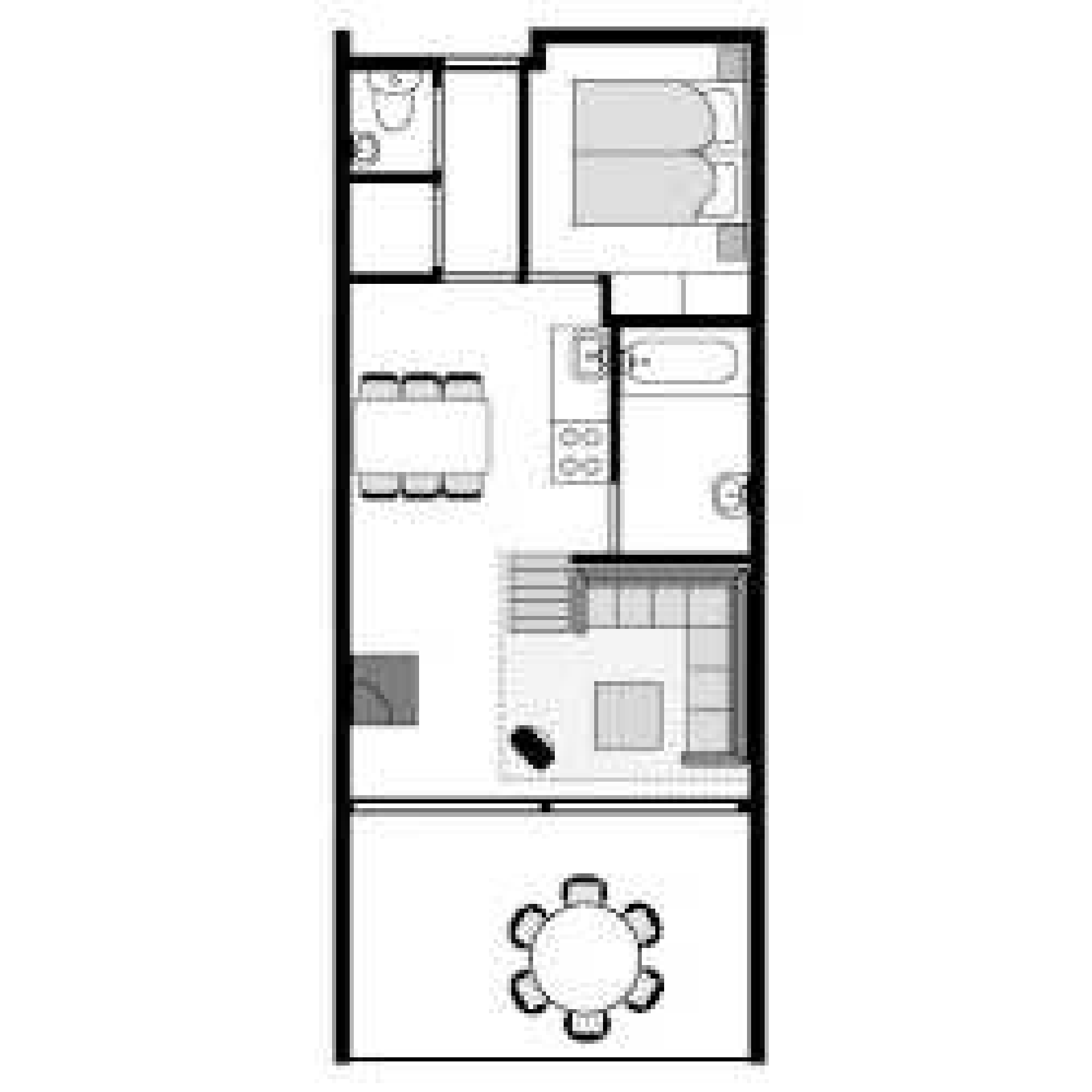 Plattegrond 6-persoons (6B1 / D1 / VB21)